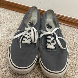 Vans Men's Charcoal Canvas Sneakers